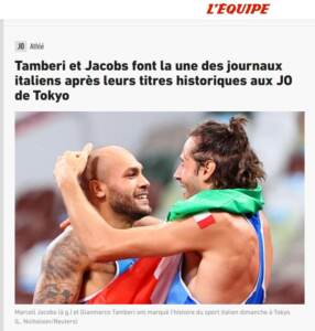 La stampa estera celebra Jacobs e Tamberi