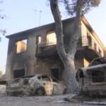 Incendio a nord di Atene: case distrutte e sfollati