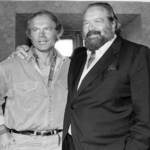 Terence Hill e la figlia di Bud Spencer sul set per i 50 anni di “Continuavano a chiamarlo Trinità”