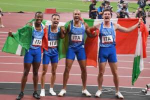 Tokyo 2020, Atletica: storico oro degli azzurri nella staffetta 4x100