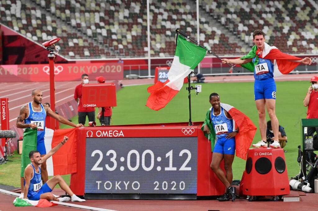 Galleria foto 'Storico oro nella 4×100 a Tokyo 2020 per Patta, Desalu, Jacobs e Tortu – FOTOGALLERY' - foto 9