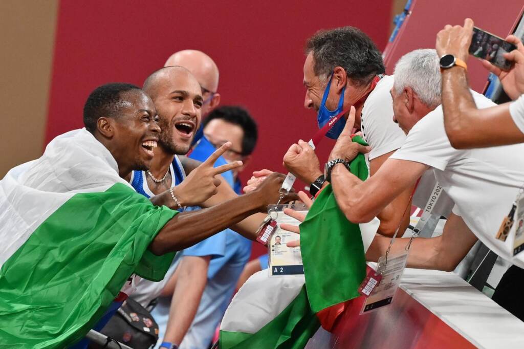 Galleria foto 'Storico oro nella 4×100 a Tokyo 2020 per Patta, Desalu, Jacobs e Tortu – FOTOGALLERY' - foto 12