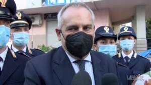 Il capo della polizia Giannini inaugura murales a Diamante: “Presenti in pandemia e nella ripartenza”