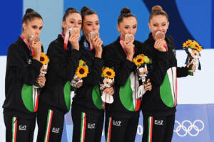 Olimpiadi di Tokyo 2020, ultimo giorno: Ginnastica ritmica, medaglia di bronzo per l'Italia