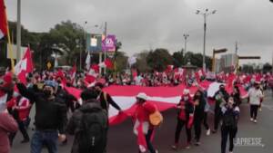 Perù, proseguono le proteste contro il nuovo governo