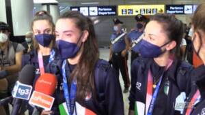 Tokyo 2020, tornate in Italia le farfalle bronzo nella ginnastica ritmica