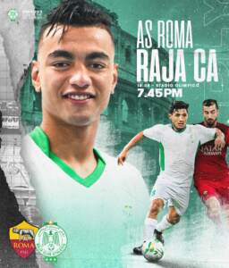 AS Rome-Raja de Casablanca en amical samedi au stade olympique