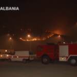 Emergenza incendi in Albania e Macedonia del Nord