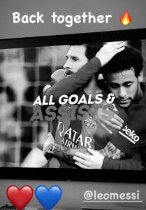 Neymar annuncia Messi al Psg: Di nuovo insieme