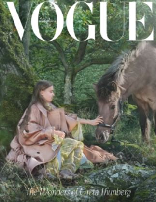 Greta Thunberg sulla copertina di ‘Vogue’ Scandinavia