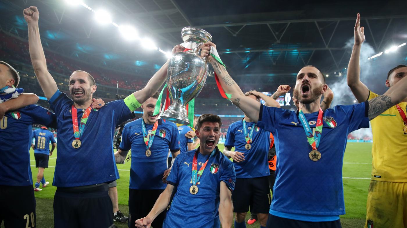 Effetto Euro 2020: l’Italia risale dopo 8 anni al quinto posto del ranking Fifa