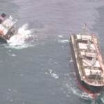 Giappone, nave si spezza in due: il petrolio si riversa in mare