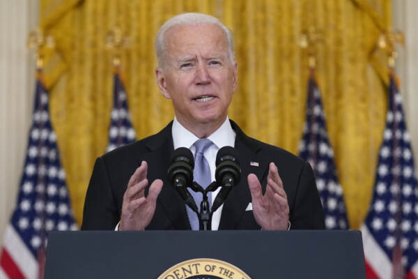 Afghanistan, il presidente americano Joe Biden in conferenza stampa