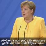 Afghanistan, Merkel: “Missione non ha funzionato come previsto”