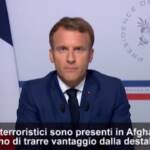 Afghanistan, Macron: “Non può diventare nuovamente il santuario del terrorismo”