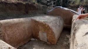 Pompei: ecco la tomba con resti umani mummificati
