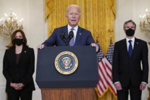 Afghanistan, l'intervento di Biden dalla Casa Bianca