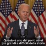Afghanistan, Biden: “Manterremo gli impegni presi”