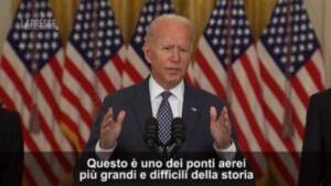 Afghanistan, Biden: “Manterremo gli impegni presi”