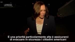 Afghanistan, Kamala Harris: “Priorità evacuare americani e afghani a rischio”