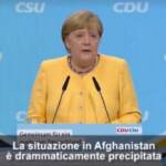 Afghanistan, Merkel: “L’esercito afghano è crollato a una velocità scioccante”