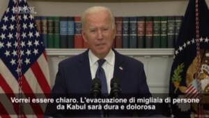 Afghanistan, Biden: “Ho il cuore spezzato per le immagini di Kabul”