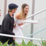 Brad Pitt, Margot Robbie e Tobey Maguire sul set di “Babylon”