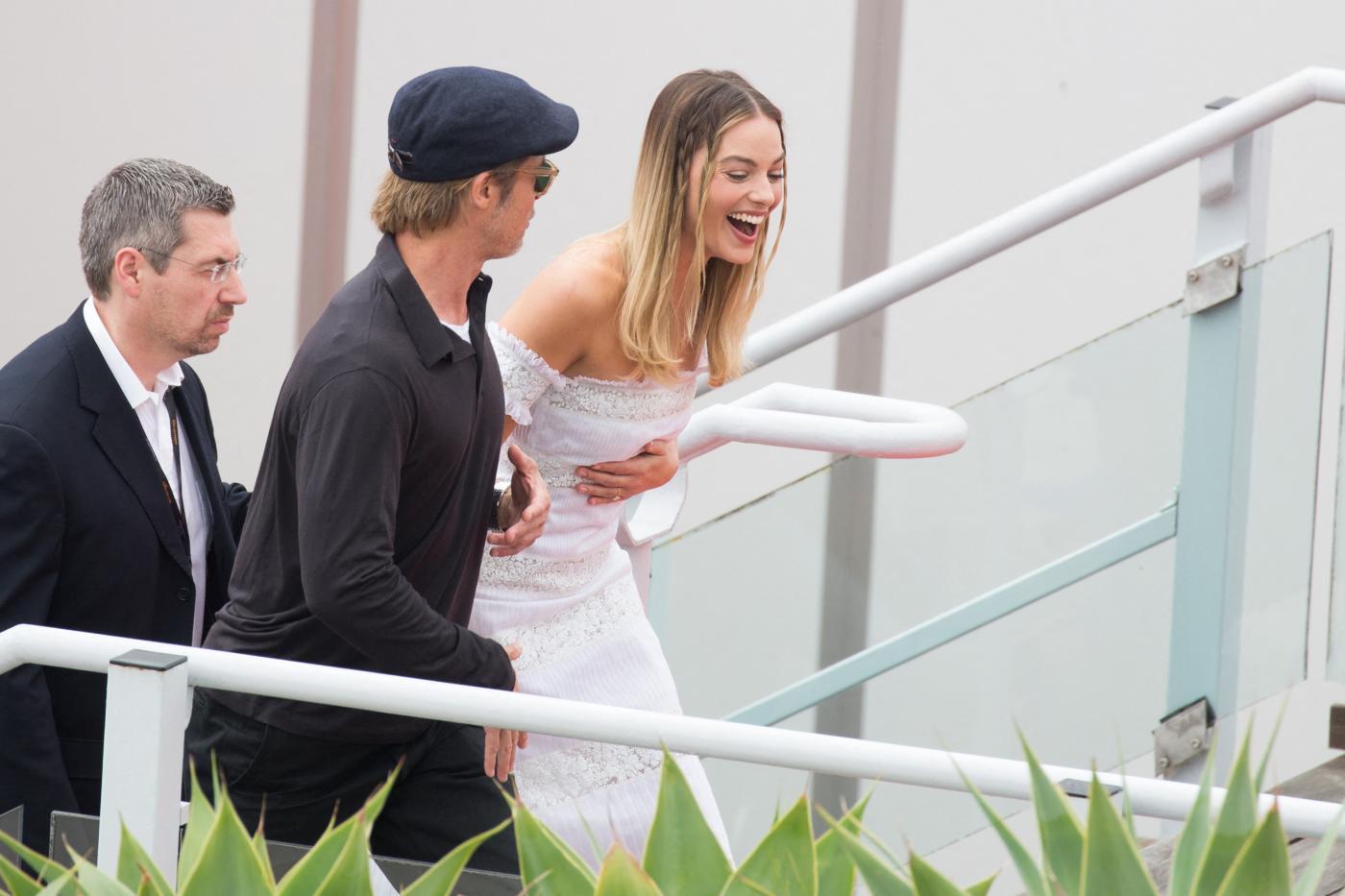 Brad Pitt, Margot Robbie e Tobey Maguire sul set di “Babylon”