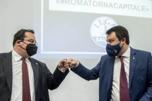 Conferenza stampa Lega 'Roma torna capitale'