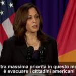 Afghanistan, Kamala Harris: “Su evacuazioni progressi significativi”