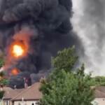 Gran Bretagna: enorme incendio a Leamington, nell’Inghilterra centrale