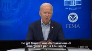 Usa, l’avviso di Biden agli americani: “State attenti e preparatevi, Ida si avvicina rapidamente”