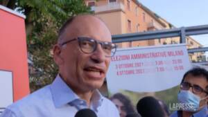 Suppletive, Letta: “No simbolo Pd? Io cerco consenso più largo possibile”