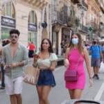 Sicilia in zona gialla, i controlli nel centro storico di Palermo delle forze dell’ordine