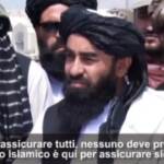 Kabul, il portavoce dei Talebani: “Assicureremo sicurezza e dignità”