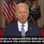 Afghanistan, Biden: “Era ora di porre fine alla guerra”