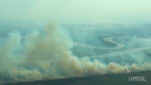 Argentina, incendi lungo il delta del fiume Paranà