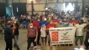 Napoli, lavoratori Gkn alla Whirlpool: “Uniti nella lotta”