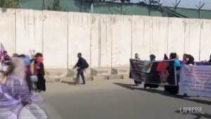 Afghanistan, talebani interrompono con le armi manifestazione delle donne