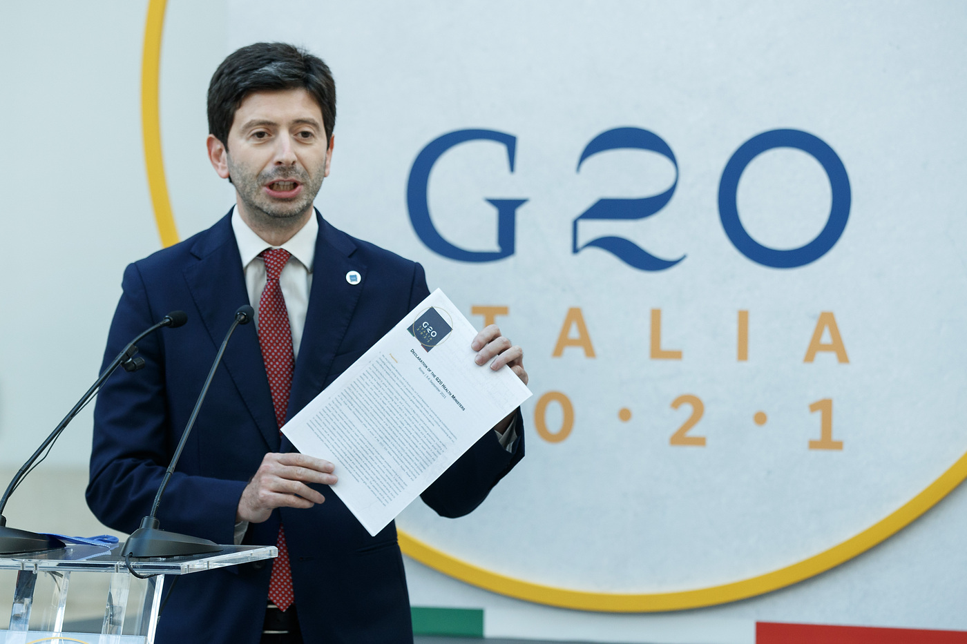 G20, unanimità su Patto di Roma per la salute. Speranza: “Covid si vince insieme”