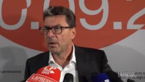 Giorgetti: “Inflazione e aumento tassi interesse Usa fenomeni preoccupanti”