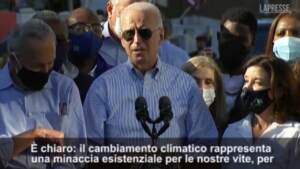 Ambiente, Biden: “Crisi climatica è un codice rosso, è la crisi di tutti”