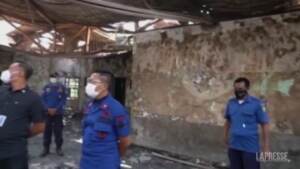 Incendio Giacarta, le immagini del carcere distrutto dalle fiamme