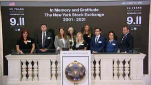 11 settembre, un minuto di silenzio alla Borsa di New York