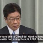 Corea del Nord, Giappone: “Preoccupati da test missilistico”