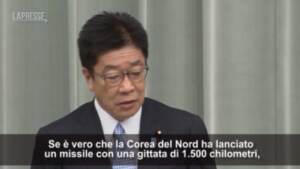 Corea del Nord, Giappone: “Preoccupati da test missilistico”