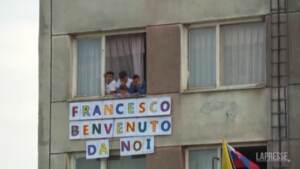 Il Papa in Slovacchia incontra la comunità rom