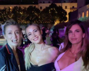 Canalis e Leotta al party About You