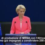 Vaccini, von der Leyen: “Altre 200 milioni di dosi anticovid all’Africa”