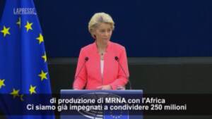 Vaccini, von der Leyen: “Altre 200 milioni di dosi anticovid all’Africa”